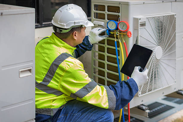 Professional Air Conditioning Repair technician working in Cato, NY